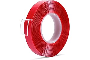 Double Sided Tape - 1/2 Inch 10 ft Transparent Strong Adhesive Removable...