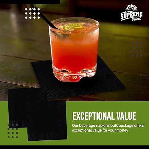 Miniatura 6 de Servilletas desechables para bebidas, servilletas cuadradas de cóctel a granel, 2 capas, perfectas para postres, bares, restaurantes, cafeterías,