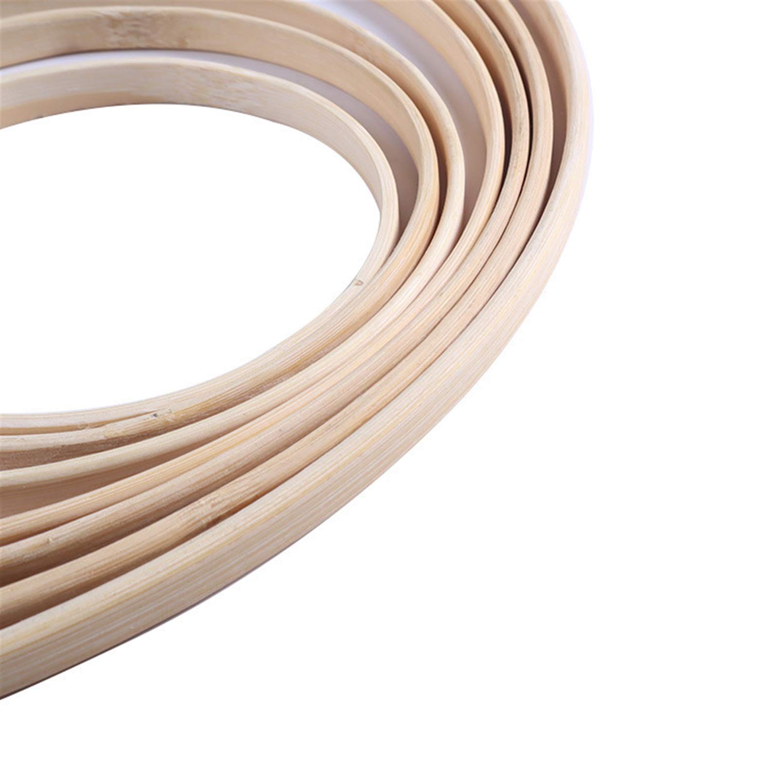 HOODANCOS Lot De 10 Anneaux En Bambou Pour Carillon à Vent