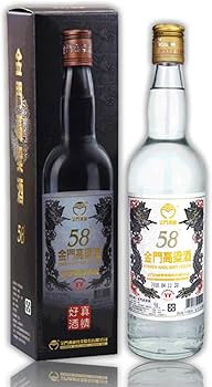 Amazon.co.jp: 台湾 酒 土産 高粱酒 58度 600ml 金門高粱酒 【金門湾