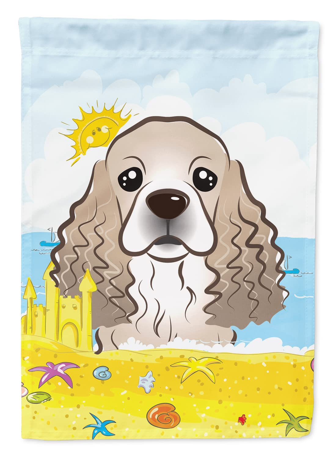 Drapeau Cocker Spaniel été pour décorer votre jardin BB2084CHF