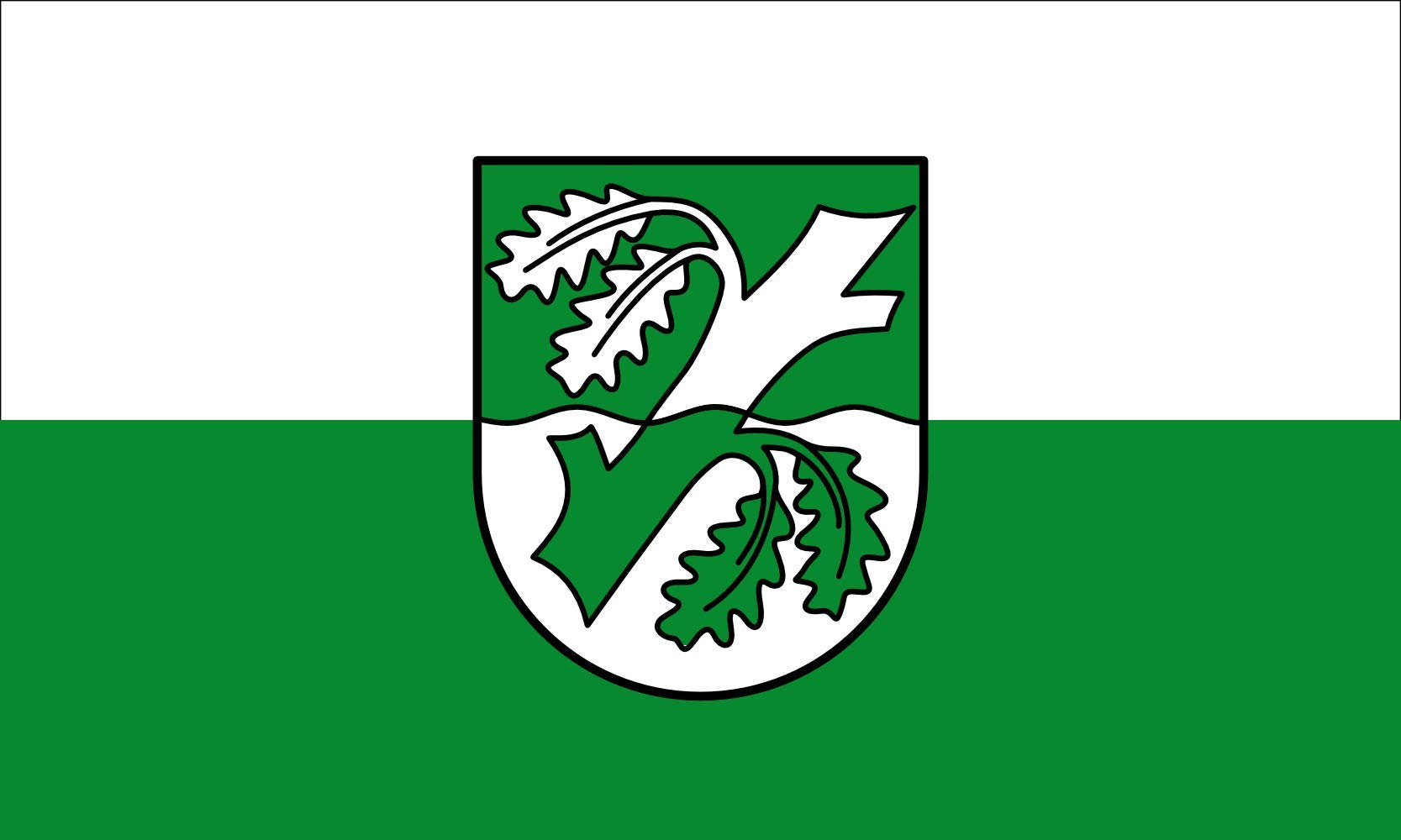 Drapeau Niemetal grande taille pour décoration extérieure et fêtes de jumelage
