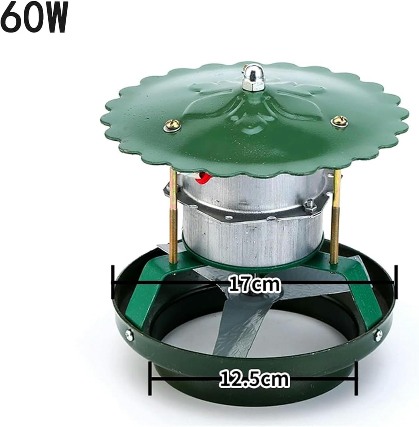 AMNOOL 60W Chimney Ventilation Fans, Chimney Fireplace Fan, Induced Draft Fan for Chimney, Household Roof Chimney Exhaust Smoke Machine-1