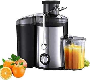 Centrifugal Juice Extractor, 1.5L Juicer Machine for Whole Fruit and Vegetable, Juice Extractor, Slow Juicer, Large Capacity, Automatic Juice, High Juicer Ratio, Fruit Vegetable Cold Press