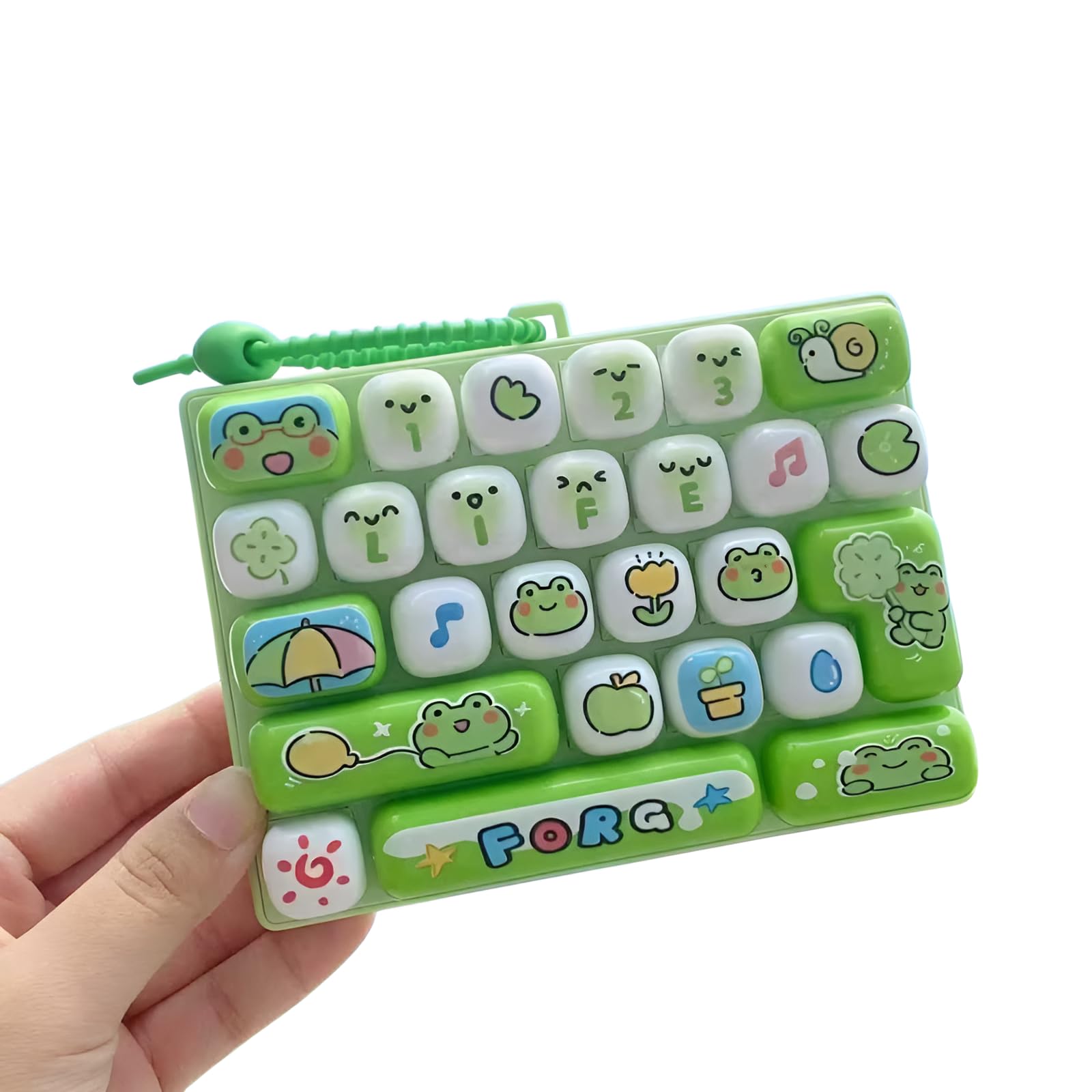ジェジュン　カチカチキーボードキーホルダー　　LED仕様　新品 Amazon.co.jp: [Luvian]【カチカチキーホルダー】26キー大型フィ