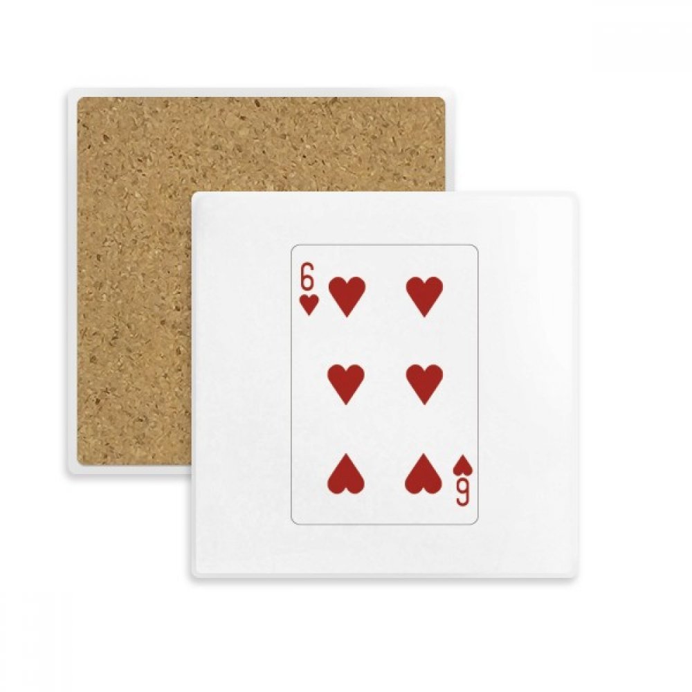Dessous de verre cartes à jouer coeur pour des apéritifs réussis entre amis