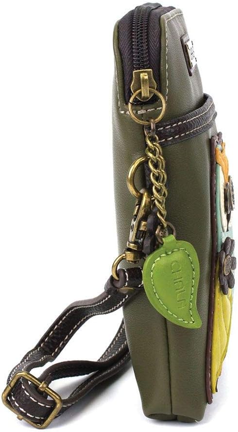 Chala Handbags Owl Gen A Cellphone Crossbody Handbag - Convertible Strap
