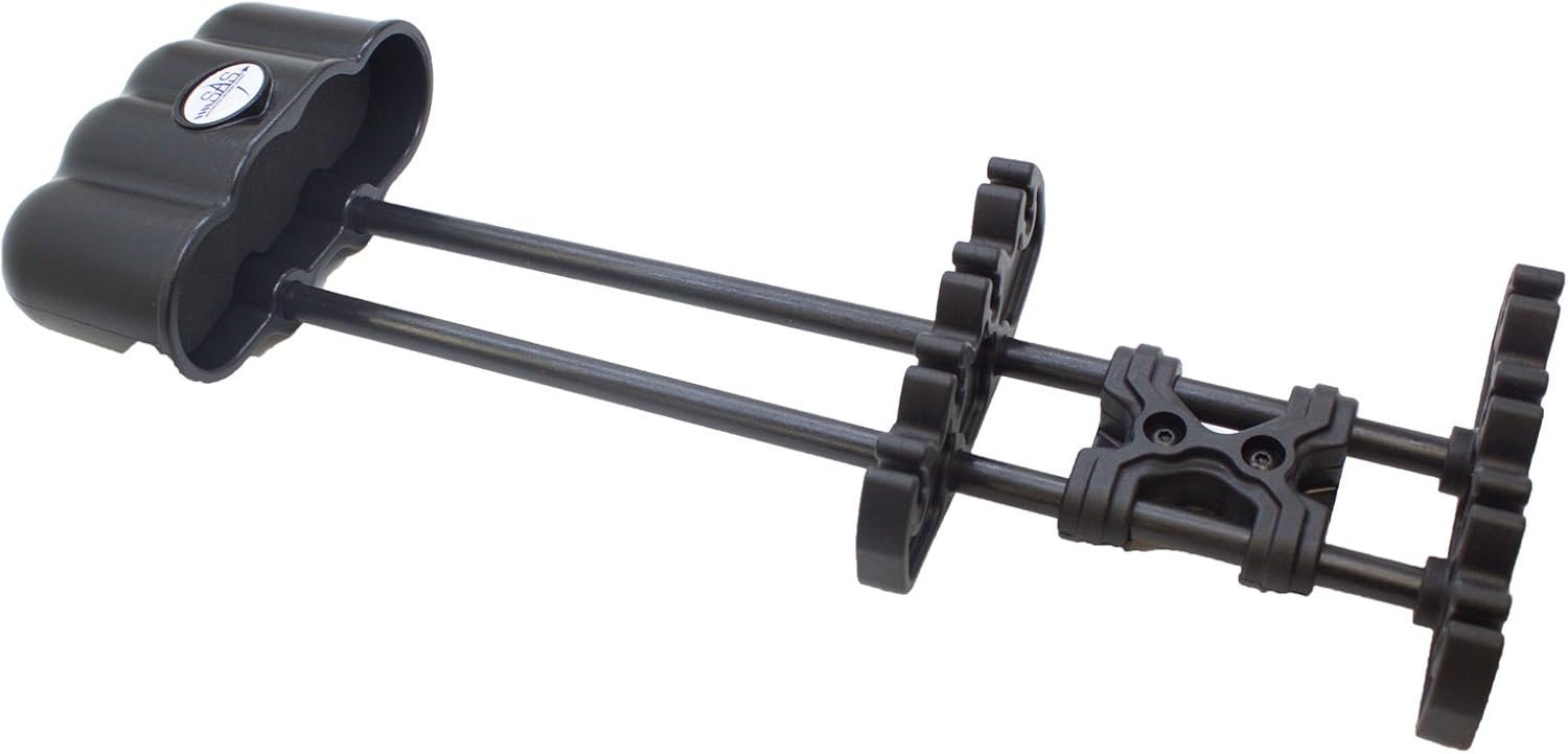 SAS Siege 55 lb Compound Bow Target Shooting (Black Pro Package)