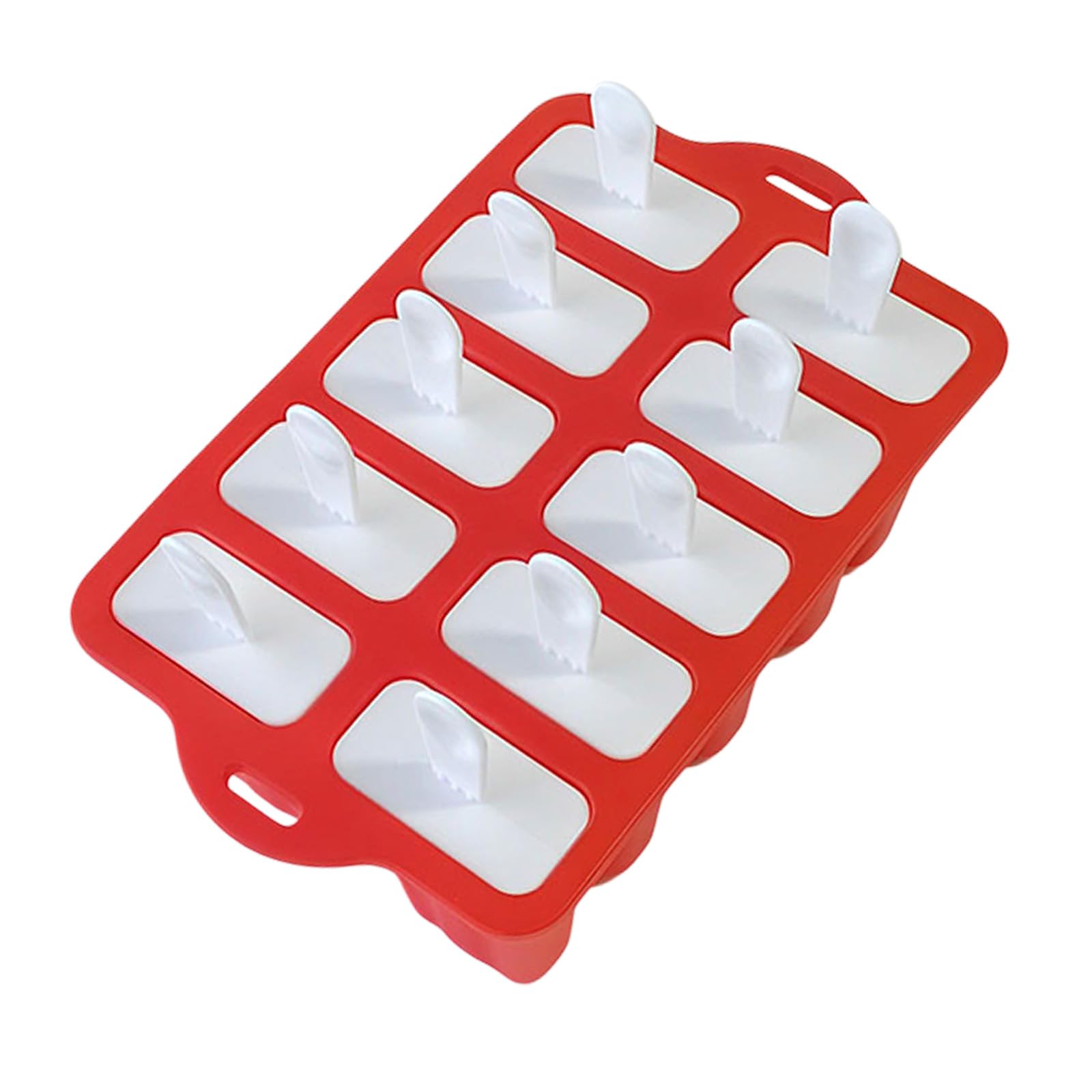 Xinsheinelry Better 10 Space Silicone Chilling Mold for Homemade Freezing Treats and Snacks Colorful Silicone Ice