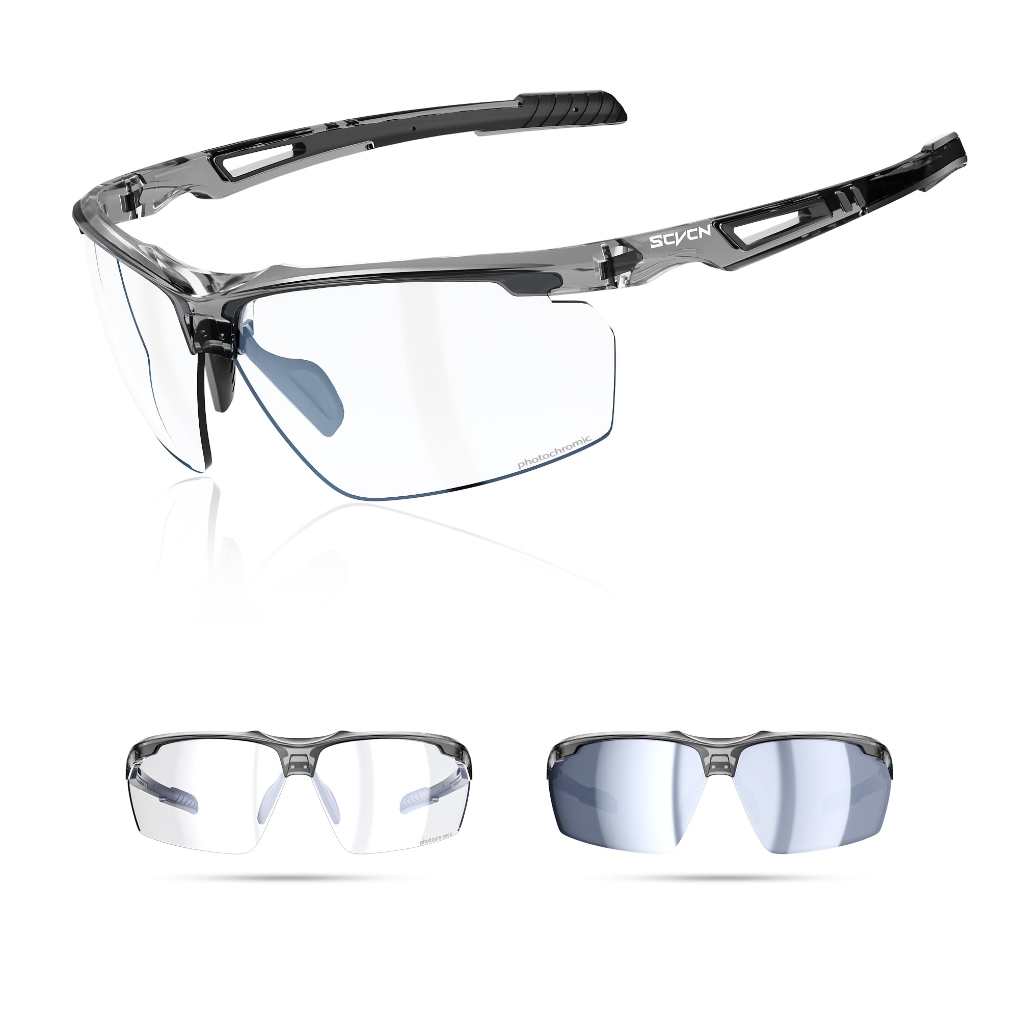 SCVCN Photochromique Lunette de Cyclisme Sport UV400 S86