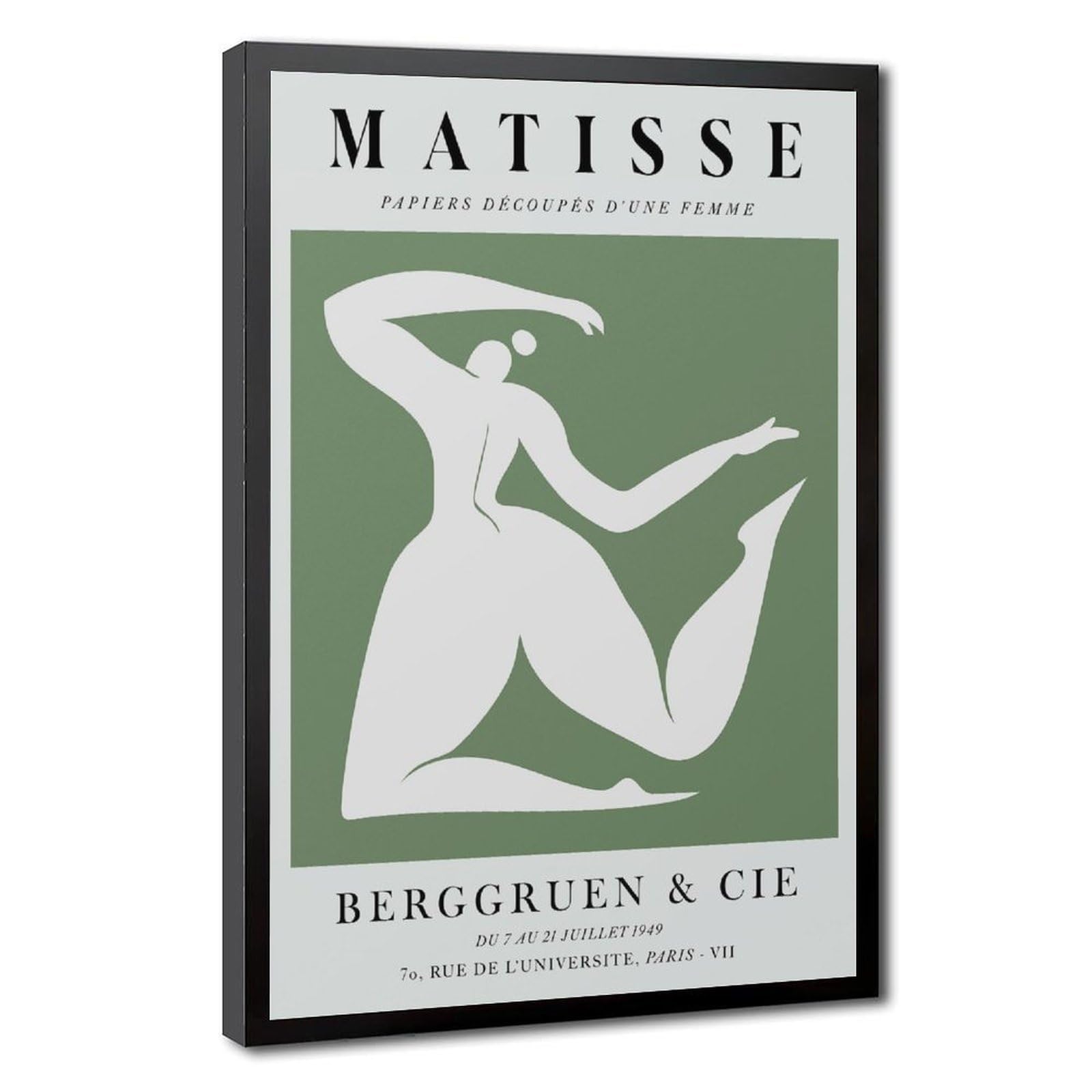 Bareronor Abstract Acrobatic Woman Canvas Poster Bedroom Decor Landscape Office Room Decor Gift 24" L X 36" W