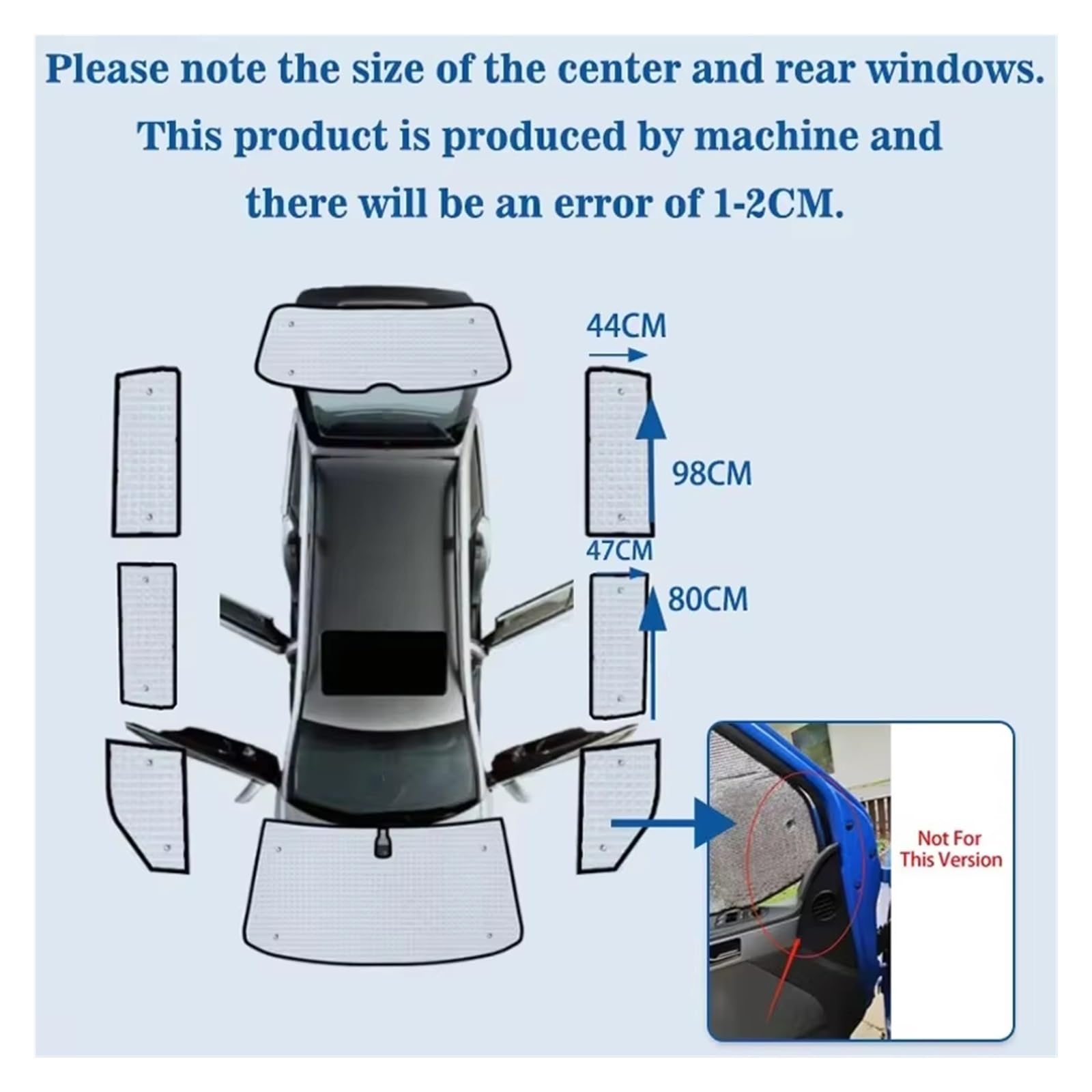 Sonnenblenden Für VW Für Transporter T6 .1 SWB 2015-2024 Fenster Vorhänge Wärme Schützen Windschutzscheibe Sonnenschirm Isolierung Sonnenblende(All Sunshades)