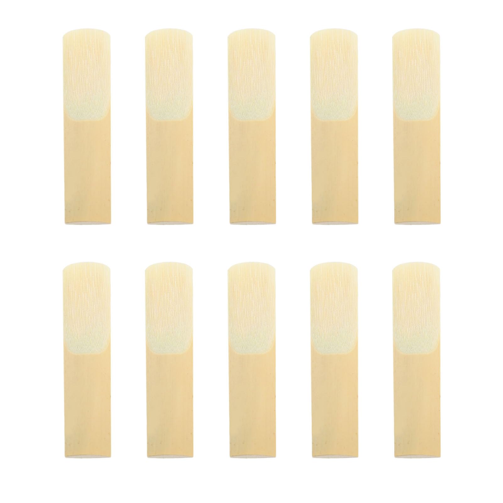10Pcs Alto Saxophone Reeds, 2.5 High Accuracy Sax Reeds Replacement for Alto Saxophone Instrument