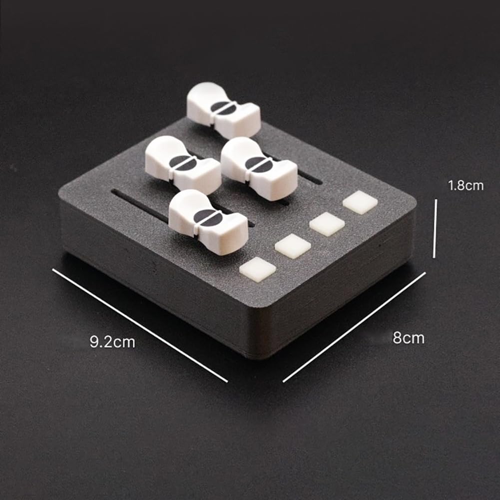 Controller MIDI EM-PO2 Controllo DAW per Produzione Musicale e Streaming - 4 Fader e 4 Pulsanti