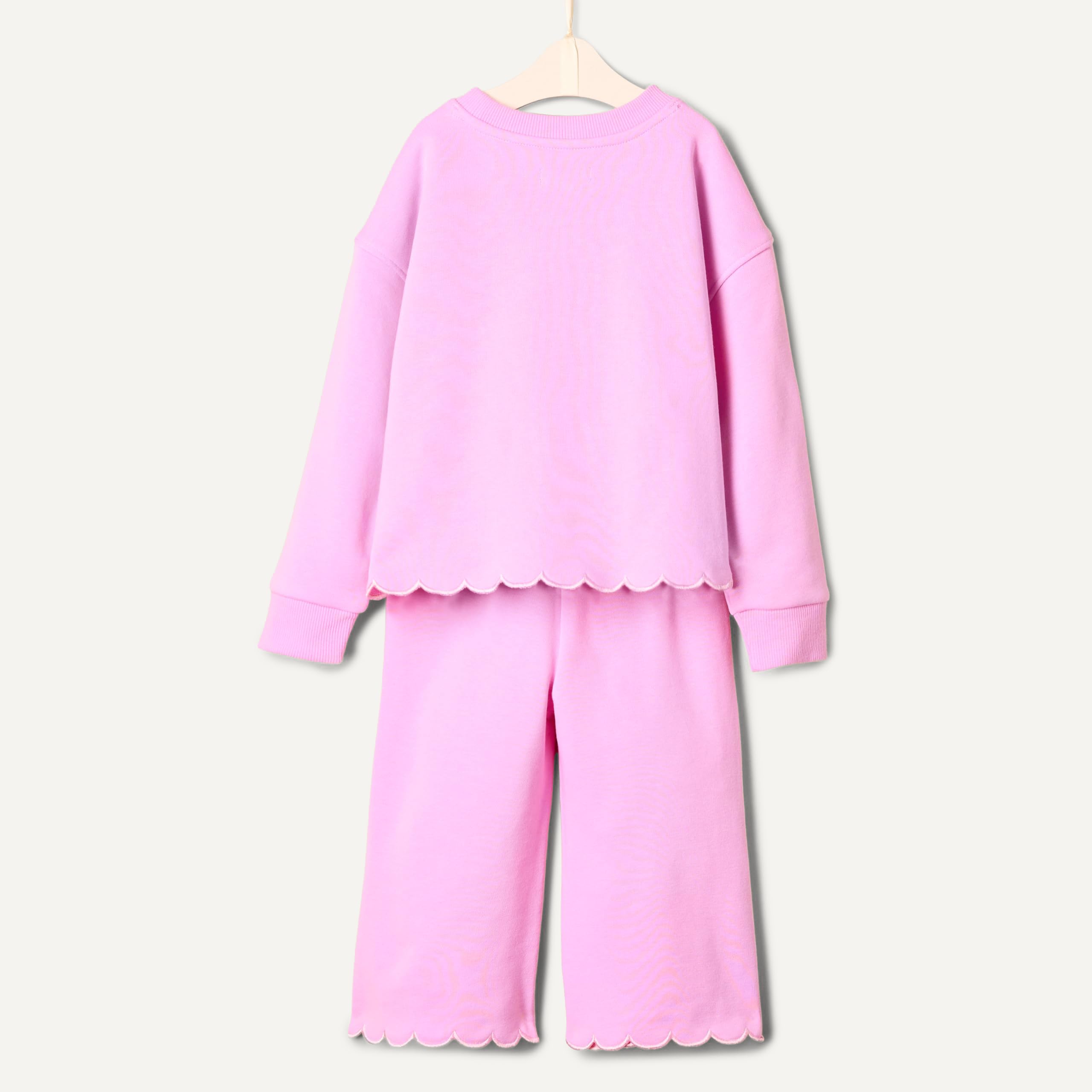 Amazon Essentials x Sofia Grainge Toddlers and Baby Girls' French Terry Trouser and Top Set — view 5