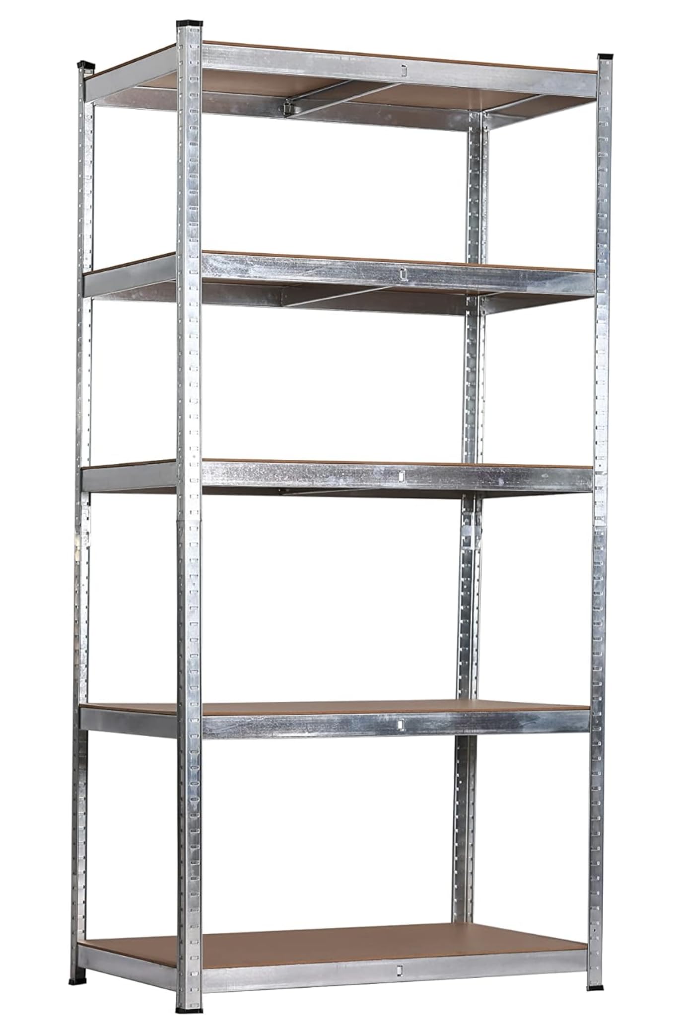 N.G. NICCOLAI - NICCO SHOP - SCAFFALE METALLO 4 O 5 RIPIANI MDF A INCASTRO 120X40 CM (H.160-180 CM IN BASE AL NUMERO DI RIPIANI) (5 RIPIANI)