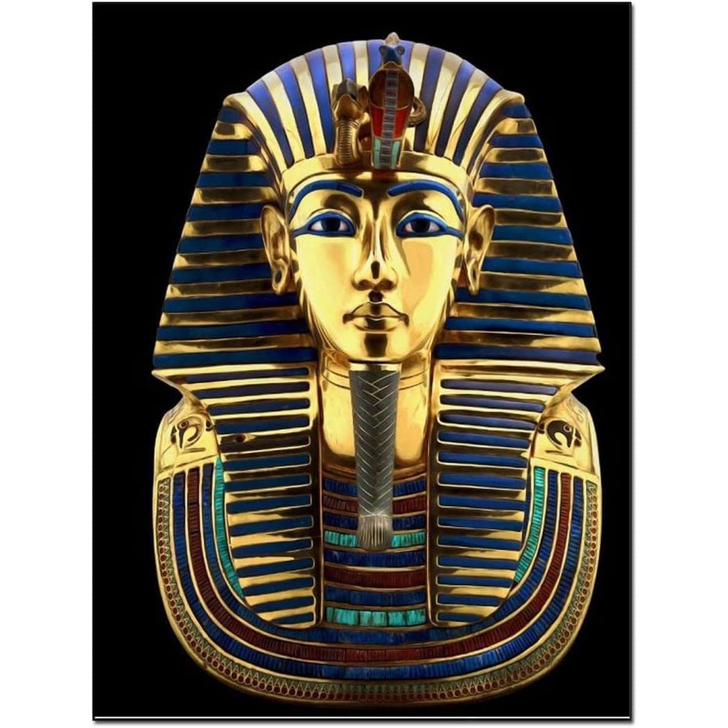 ERUZO 5D Diamond Painting by Number Kits Ancient Egypt Egyptian Gods and Pharaohs DIY Craft Arts Embroidery DecorationsG275D 30x40CM