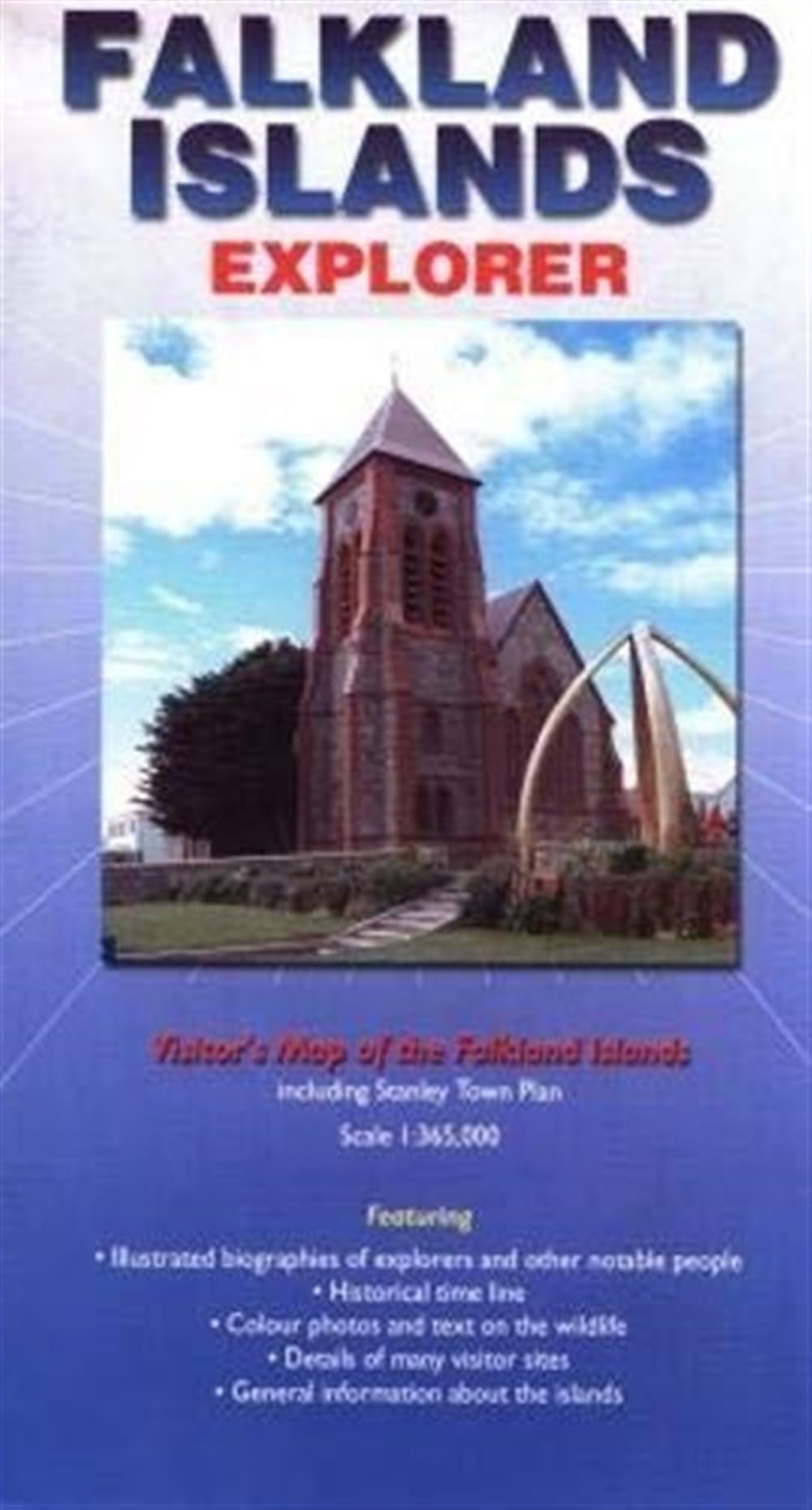 Falkland Islands Explorer Visitors Map of the Falklands  by Nigel Sitwell