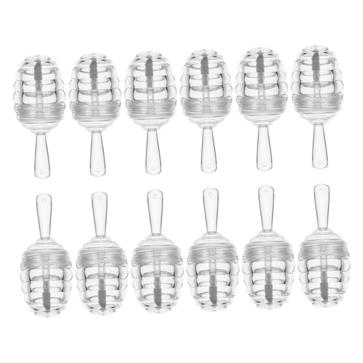 2 Set Tubetti Mini Gloss Labbra Trasparente Riutilizzabili Balm E Rossetto Per Viaggi E Regali 12 Pezzi*2