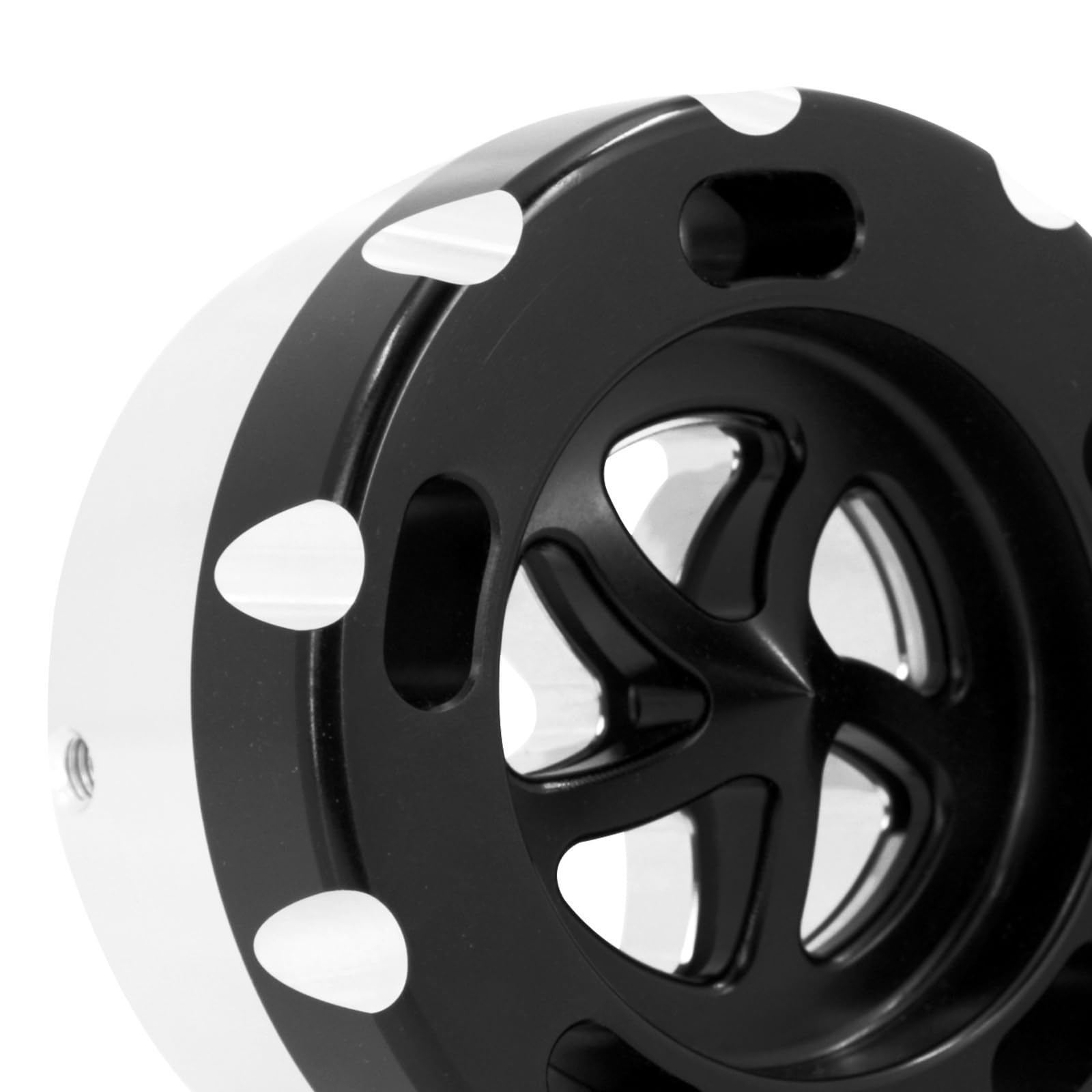 Scarico Moto Nero Voice Changer Sound Steel 3 "Tubo Silenziatore Regolabile Per Harley Softail Low Rider Street Bob Breakout Fat Boy 2008-2020