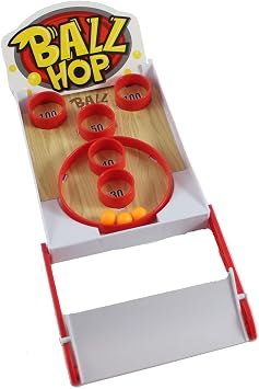 Mini Arcade Ball Toss Tabletop Sports Game - Launch Balls into Score