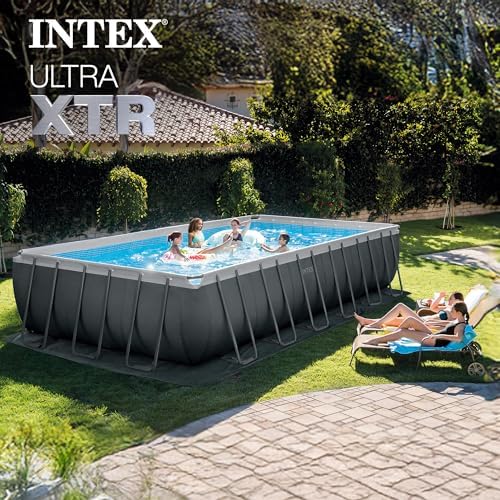 INTEX Ultra XTR 24ft x 12ft x 52in Above Ground Swimming Pool Set w/Pump - 1