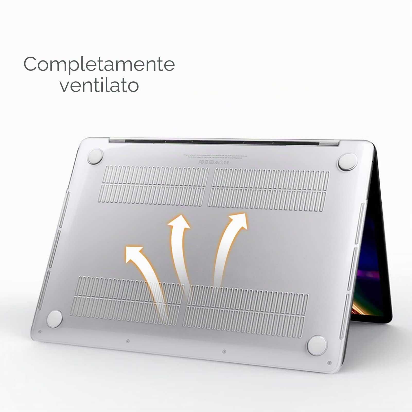 FINTIE Custodia Compatibile con MacBook Pro 13 Pollici M2/M1 (2022-2016) A2338/A2289/A2251/A2159/A1989/A1706/A1708, Cover Rigid Protettivo Guscio Rigido Case, Cristallo Chiaro
