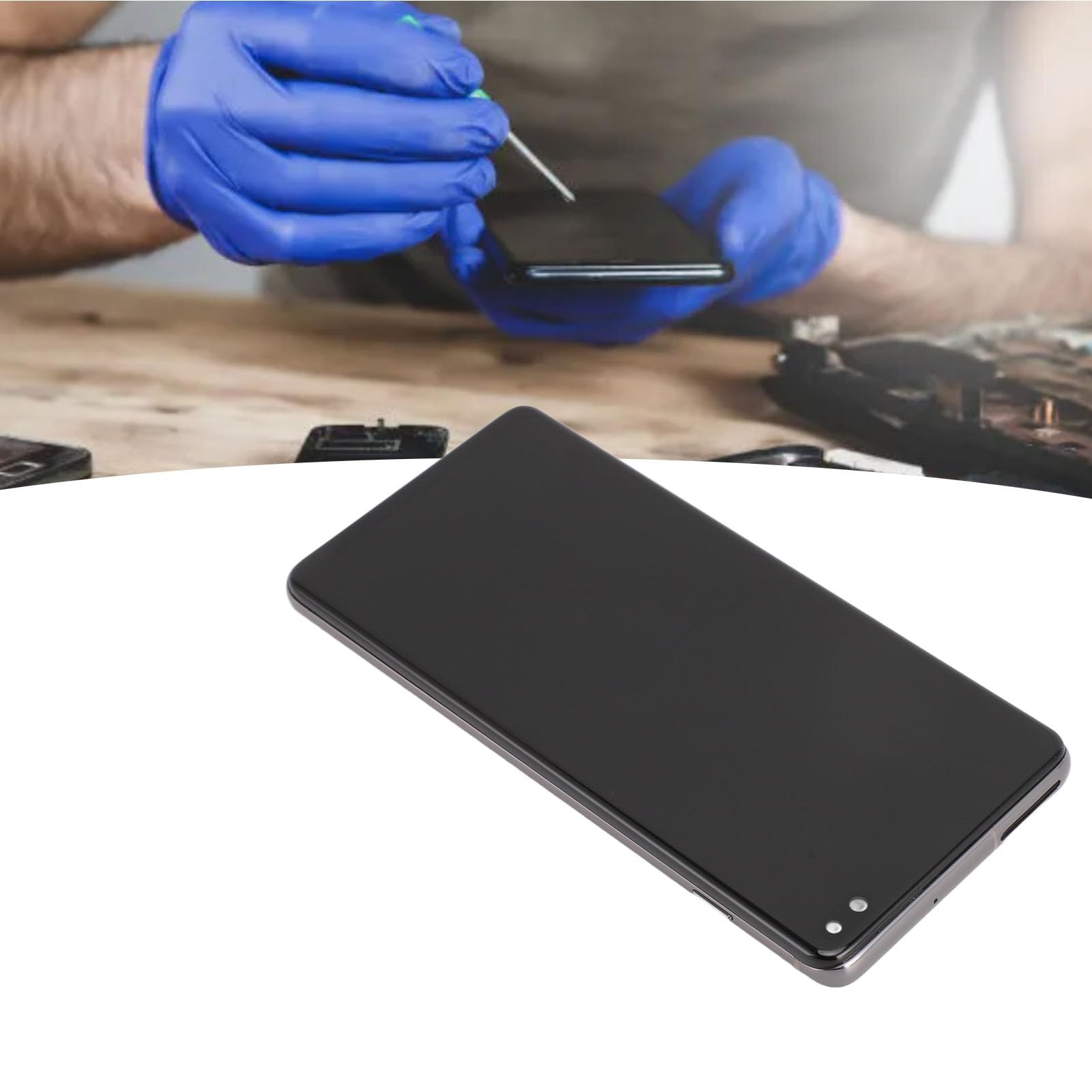 Zestawy do Wymiany Ekranu Telefonu do Smartfona S10 PLUS, zespół Wyświetlacza Dotykowego Digitizer TFT LCD z Narzędziami do Naprawy do S10 PLUS