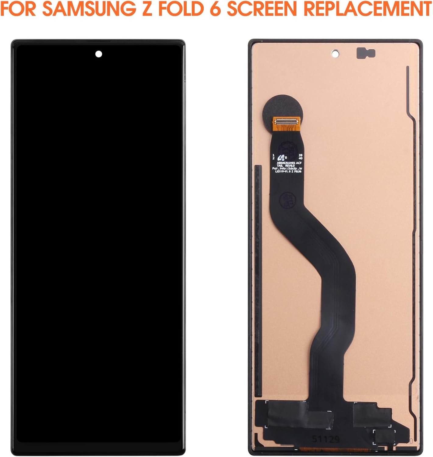 INCELL for Samsung Galaxy Z Fold6 Screen Replacement Z Fold 6 LCD Display SM-F956u F956b F956w F956a LCD Digitizer Touch Assembly Outer Small Front Repair Part