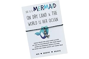 Be a Mermaid and Make Waves Bangle Bracelet | Perfect Mermaid Gift