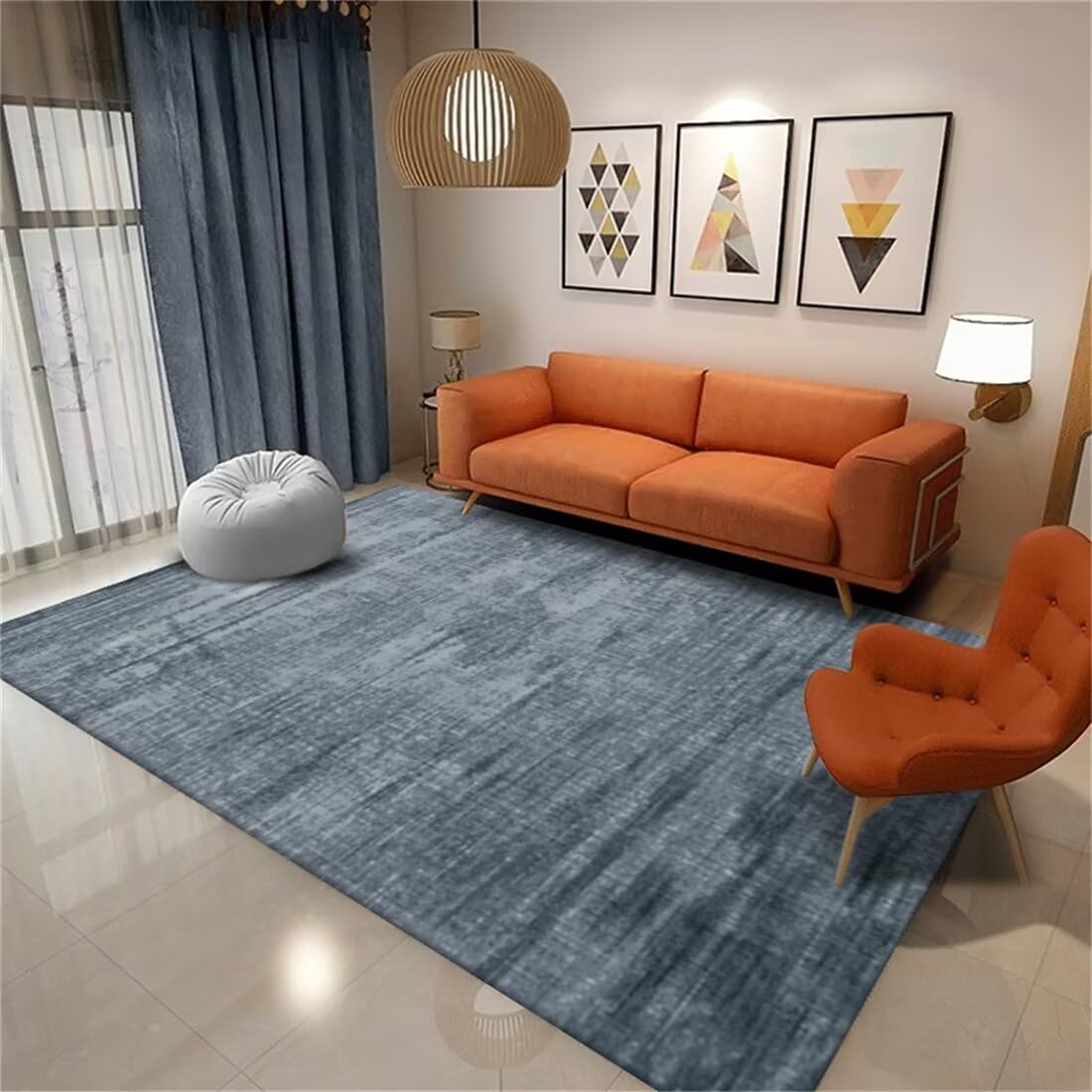 Tapis lavable en machine facile a prendre en charge pour entree et salon propre