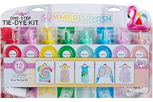 Tulip One-Step 15-Color Party Kit, Standard, Rainbow for the Perfect At-Home Tie-Dye Bonanza