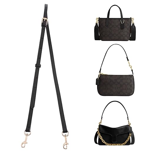 OAikor LV Pochette Metis Shoulder Strap Adjustment Buckle, Bag Shoulder Strap Shortening Adjuster Accessory for Handbag Crossbody Strap(Brown, 12cm)