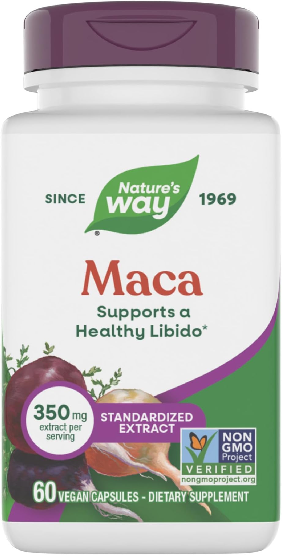 Maca Standardized Extract, 60 Capsules