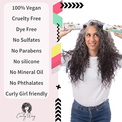 Miniatura 5 de Gel para el cabello - Gel para esculpir, definir y peinar rizos para cabello rizado, ondulado y enrollado. 100% vegano (10 onzas)
