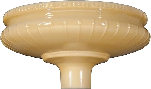 Miniatura 2 de B&P Lamp Sombra Torchiere Nu-Gold en relieve