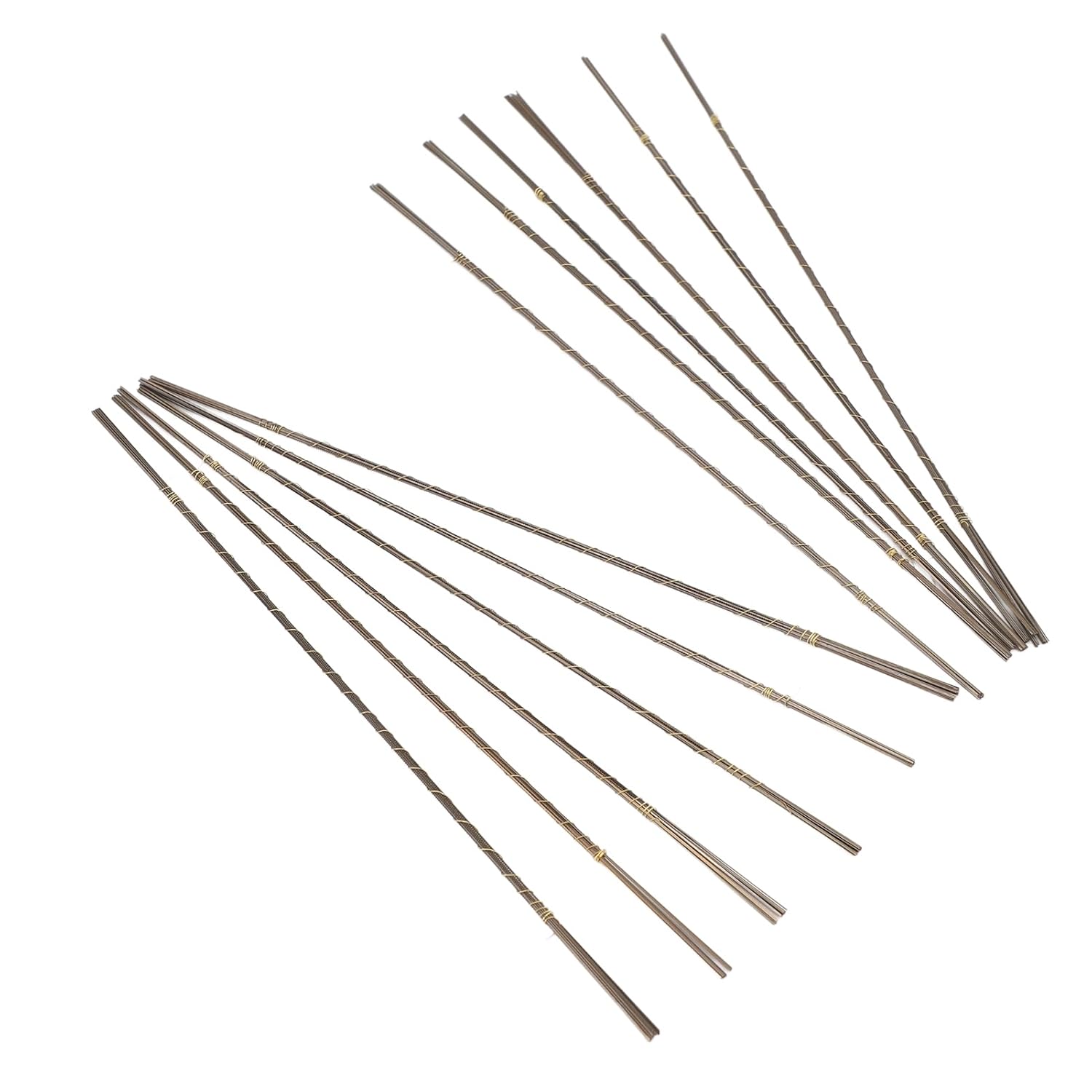 144 Pack 6/0 Jewelers Saw Blades, High Hardness Scroll Saw Blades Assortment for Wood Metal Cutting, Reverse Spiral Piercing Blades for Jewelry Making and Craft Projects