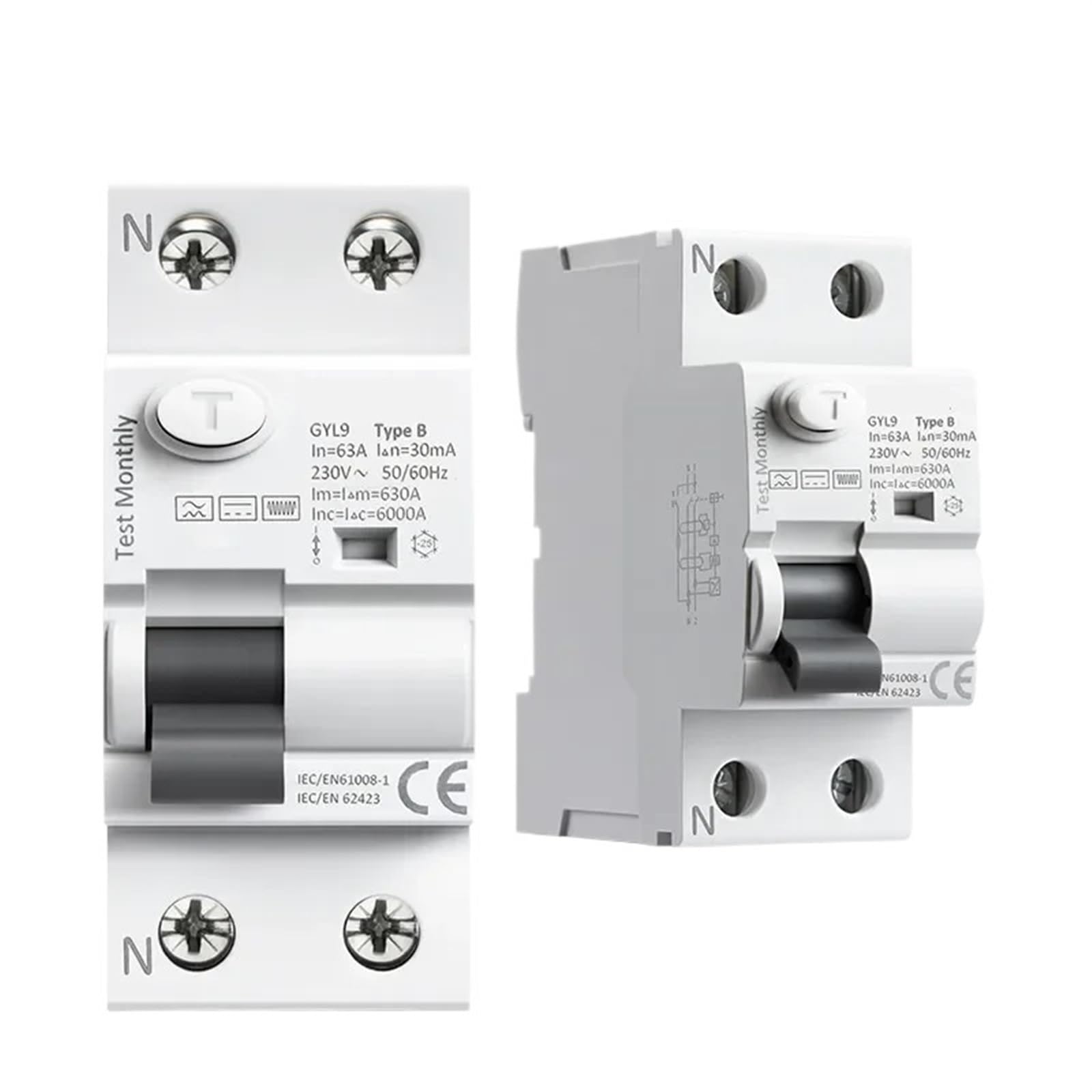 Disjoncteur différentiel GYL9 Type B pour sécuriser la maison connectée 2P 40A