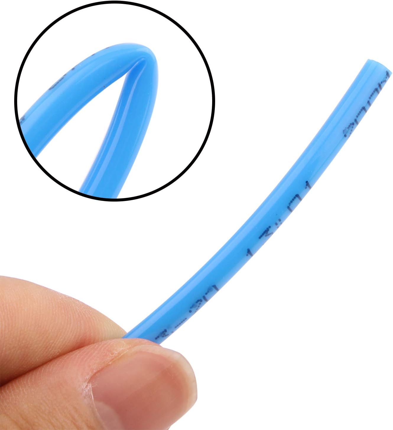 Pneumatic Hose 4mm OD 2.5mm ID Blue Polyurethane PU Tubing Air Compressor Pipe 10 Meter (32.8ft)