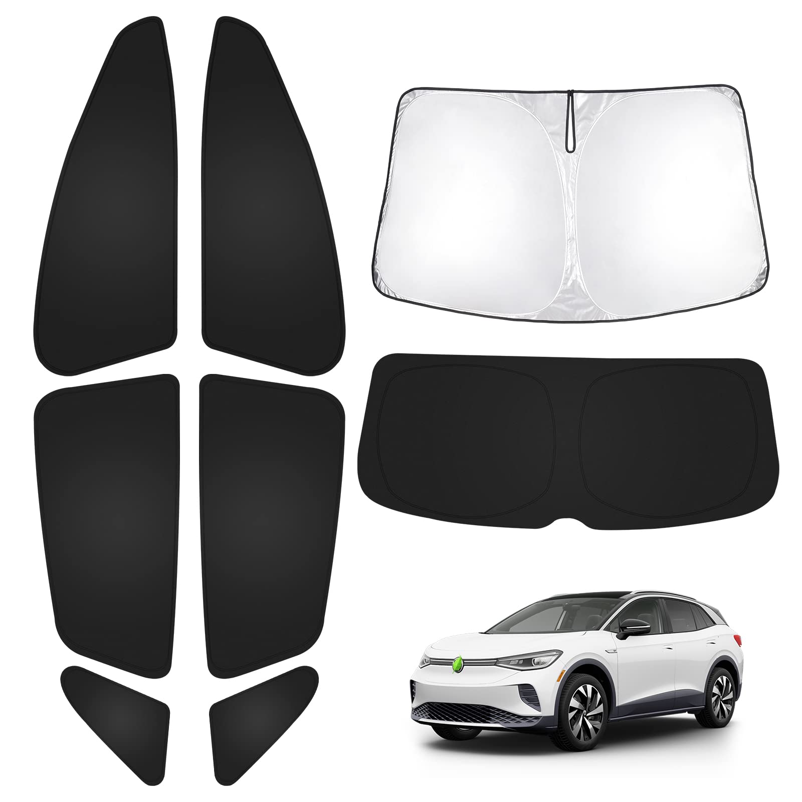 Photo 1 of T TGBROS Custom Fit for Windows Sunshade 2021-2023 Volkswagen - 8PCS