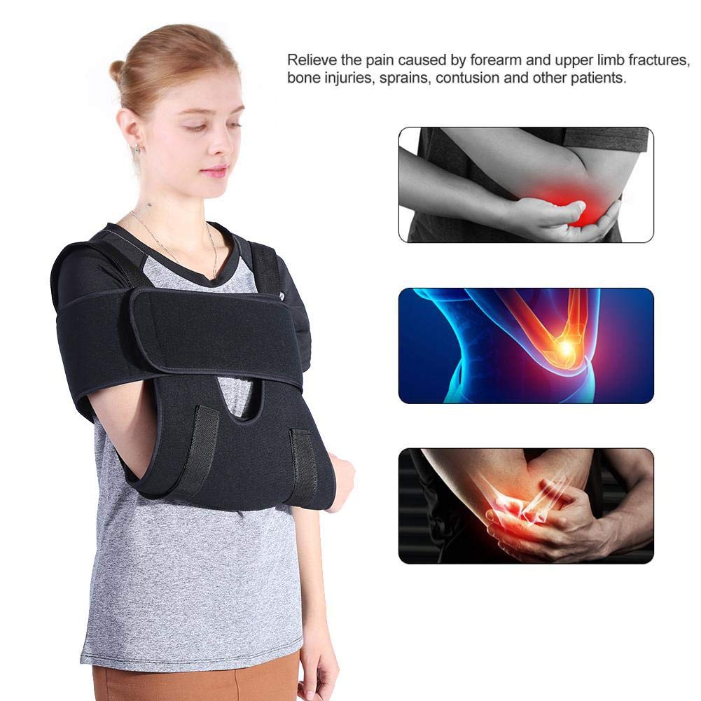 Cabestrillo para Brazo, Cabestrillo Ajustable Transpirable para Brazo Protección y Estabilidad mejoradas del Codo Ayuda a apoyar, Levantar el Brazo, rehabilitación