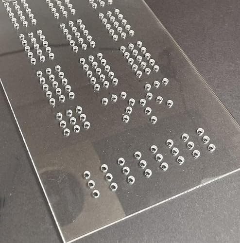 Miniatura 5 de KINGRIA Plantillas de tablero de acrílico para cunas de 14 pulgadas de grosor, kit de guía de enrutador de bricolaje para juego de cuna, guía única