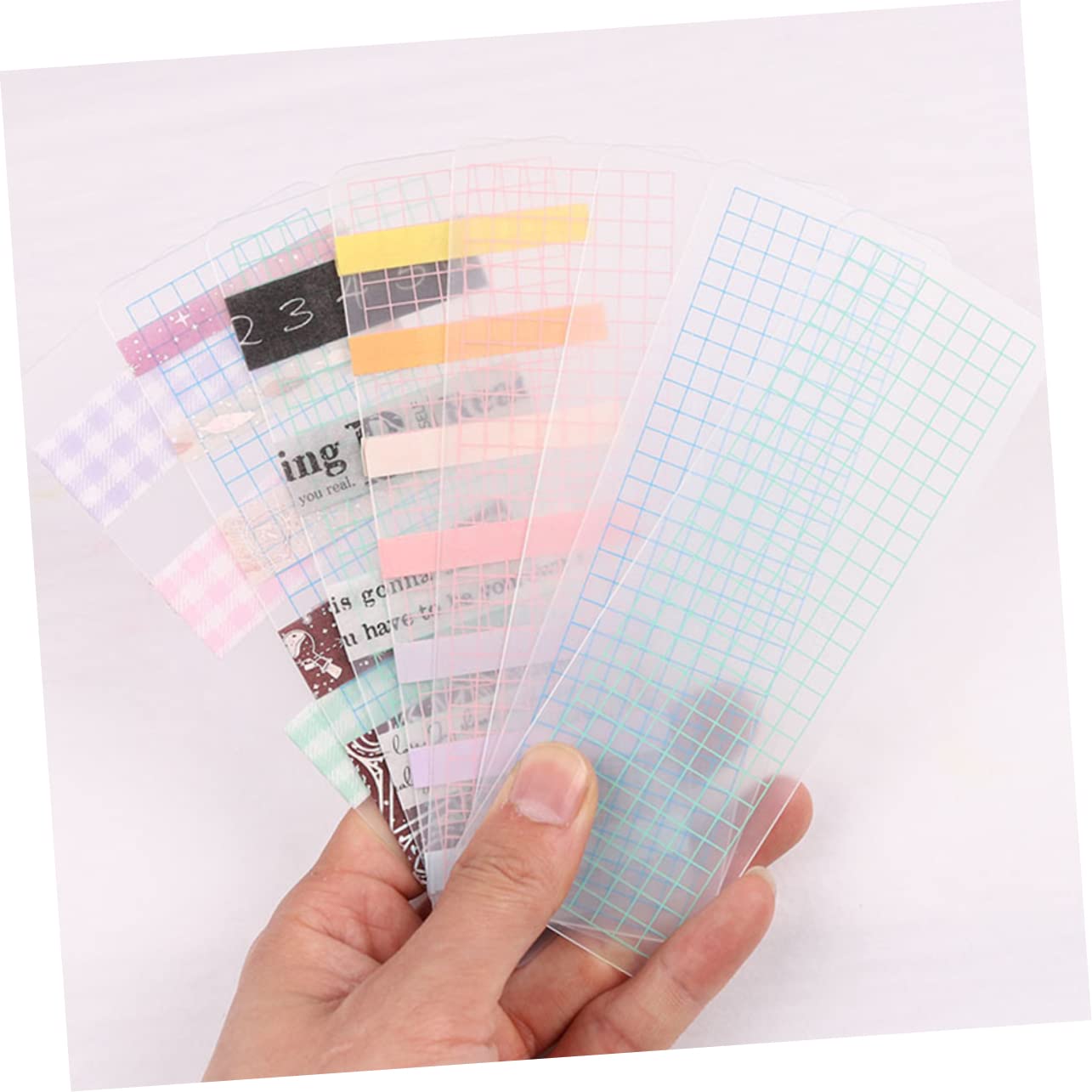 Lot De 40 Planches Pour Ruban Washi - Organisateur Portable Pour Bandes Adhésives Créatives, Bureau Et Scrapbooking