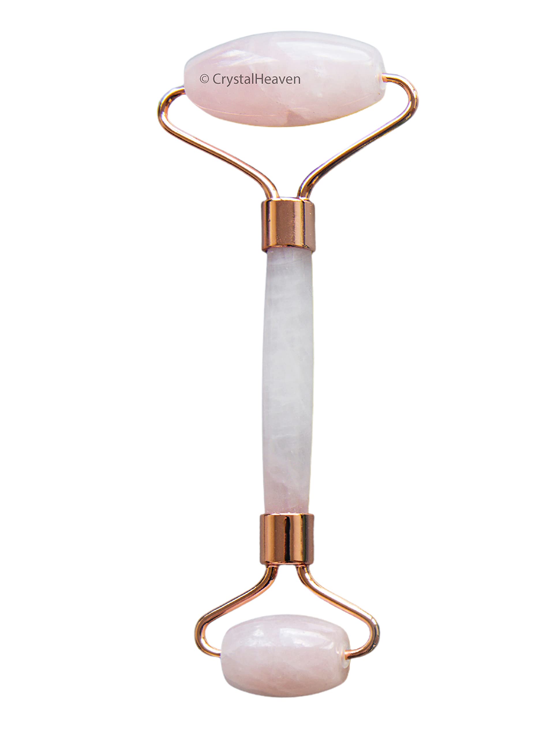 Certified Rose Quartz Face Roller And Gua Sha Tool For Women | Original Face Massage Pink Roller Gua Sha
