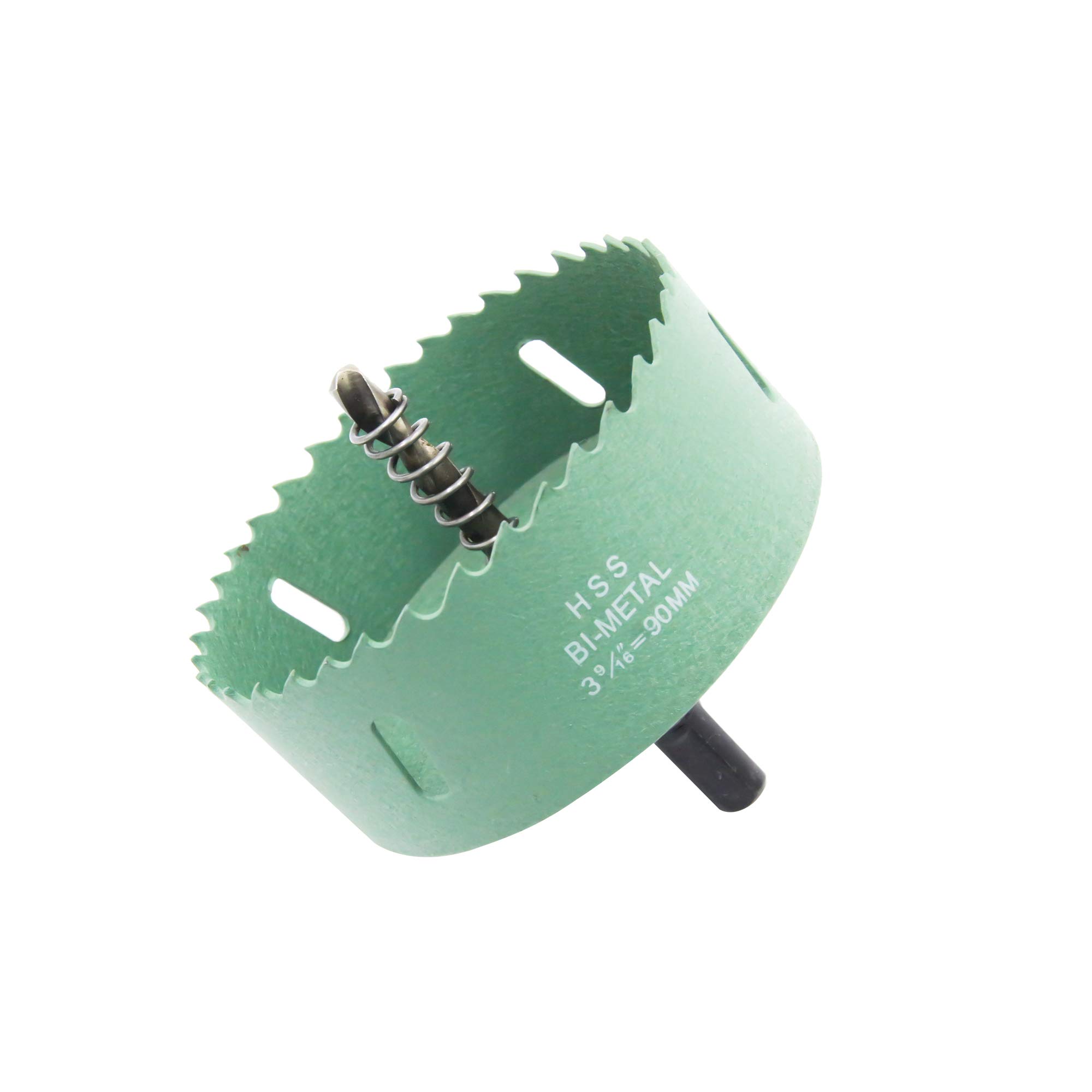 90mm Hole saw LAIWEI hole cutterhole cutter,3.54 Inch HSS Annular Hole Saw Cutter Drill Bit,holes in wood,gypsum board,aluminum profiles