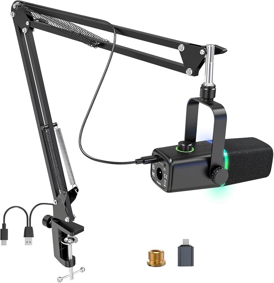 ゲーミングマイク ノイズキャンセリング ダイナミックマイク マイクアーム アーム Amazon.co.jp: ZealSound ダイナミックゲーミングマイクとマイク