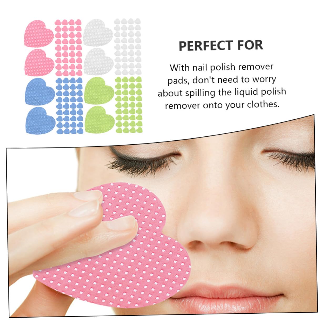 PACKOVE 4000blätter Fusselfreie Nagellackentferner Pads Acetonfreie Sanfte Wipes Für Uv-nagellack Und Gel-nägel Reisegröße Super Absorbierend Für Unterwegs