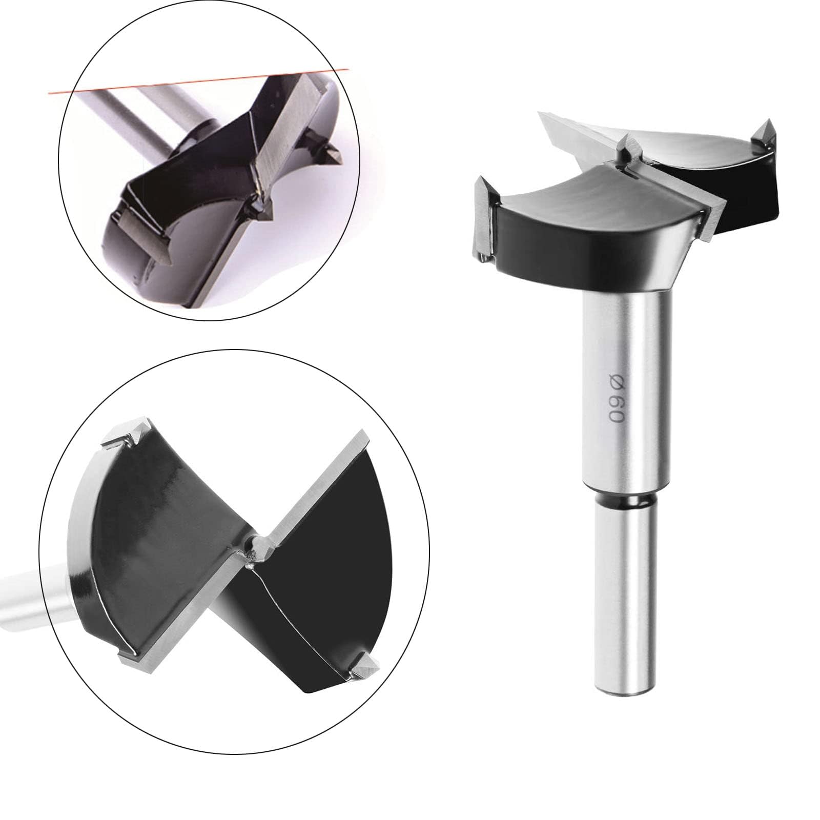 TOP-VIGOR 60mm Forstner Drill Bit - Image 3