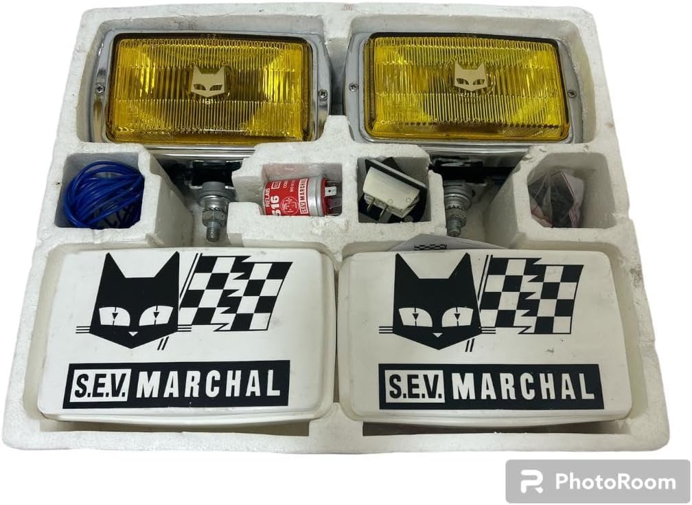 【新品】マーシャル 850GT MARCHAL フォグランプ カバー付 当時物 マーシャル フォグランプ 【新品】マーシャル 850GT MARCHAL