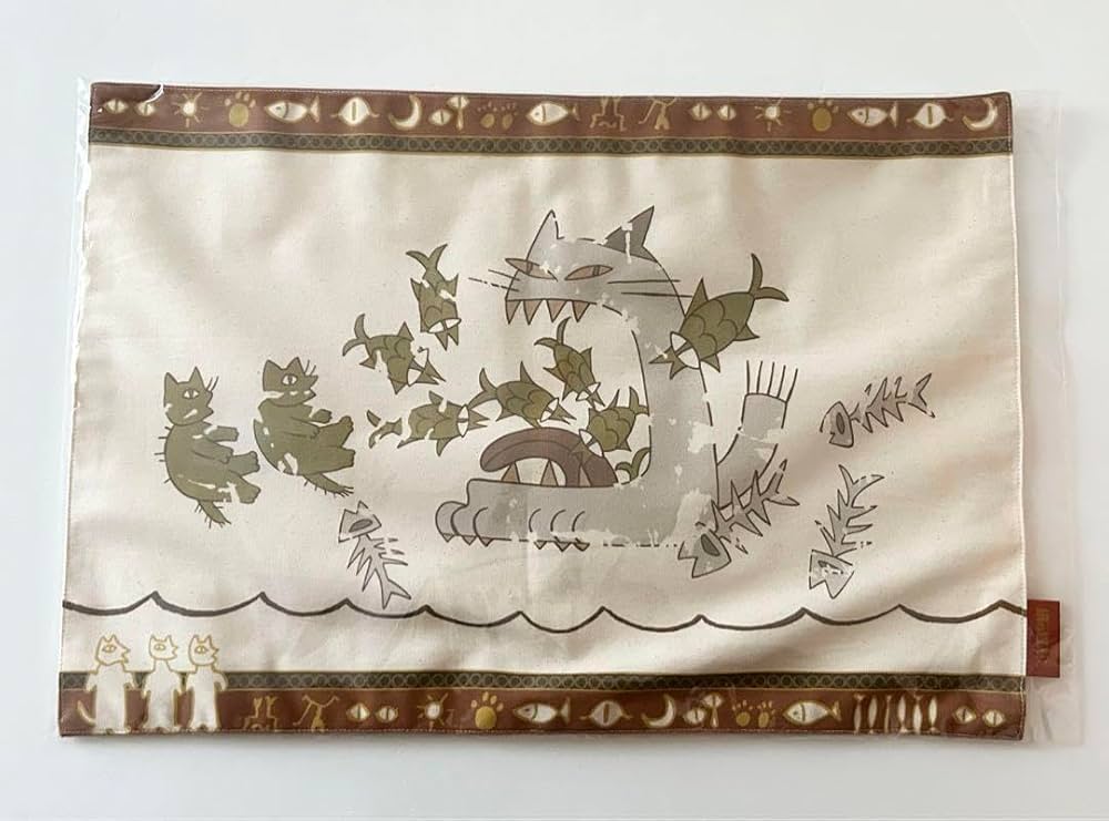 猫の恩返し ルナルド・ムーンの壁画ランチョンマット Amazon|猫の恩返し ルナルド ムーンの壁画 ランチョンマット